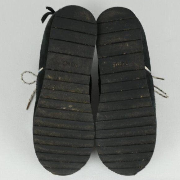 Toms Rio Women's Size 10 Blue Suede Mid Top Water Resistant Sneaker - Picture 6 of 9